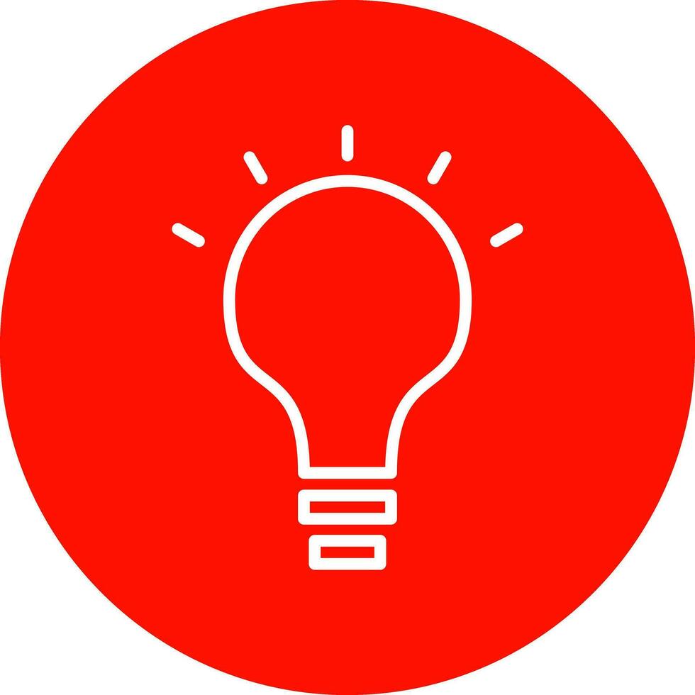 Lightbulb Vector Icon Design