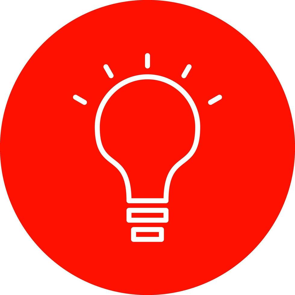 Lightbulb Vector Icon Design