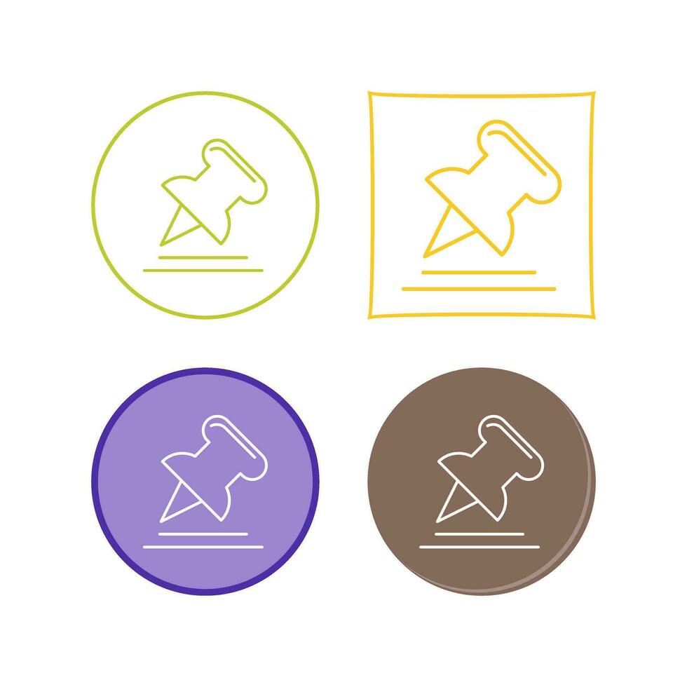 Pin Vector Icon