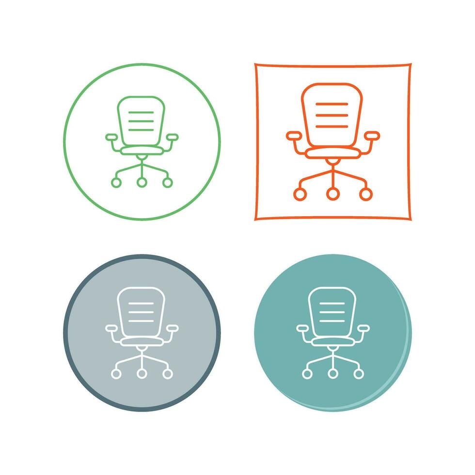 Office Chair Vector Icon