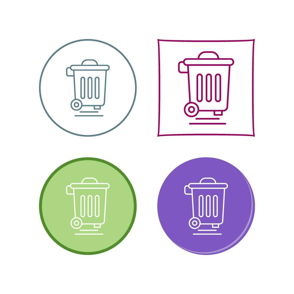 Dustbin Vector Icon