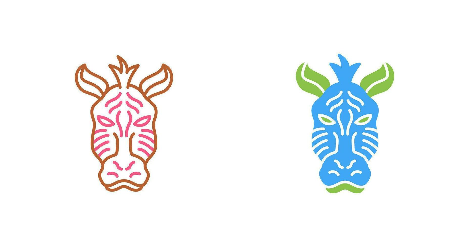 Zebra Vector Icon