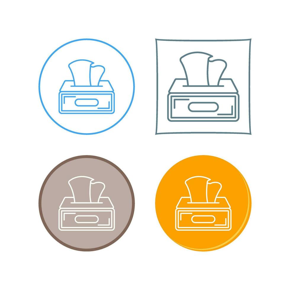 Tissue Box Vector Icon