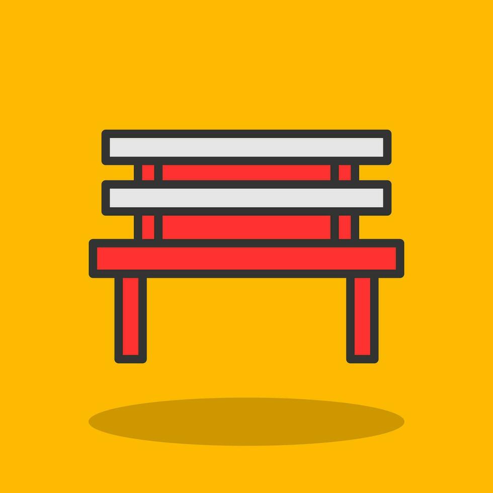 Bench Vector Icon Design