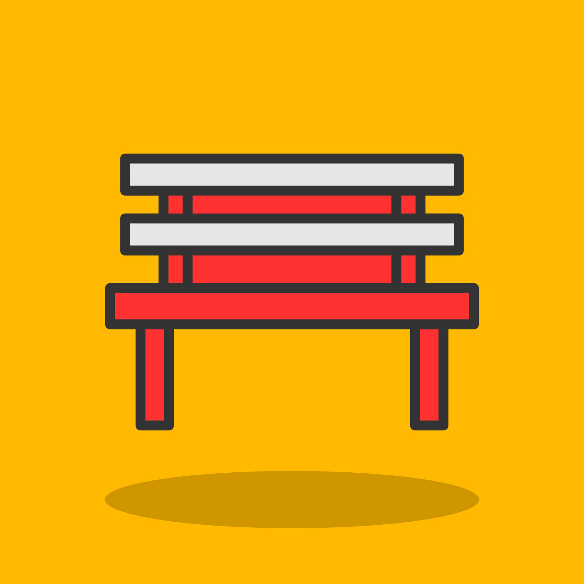 Bench Vector Icon Design 25160722 Vector Art at Vecteezy
