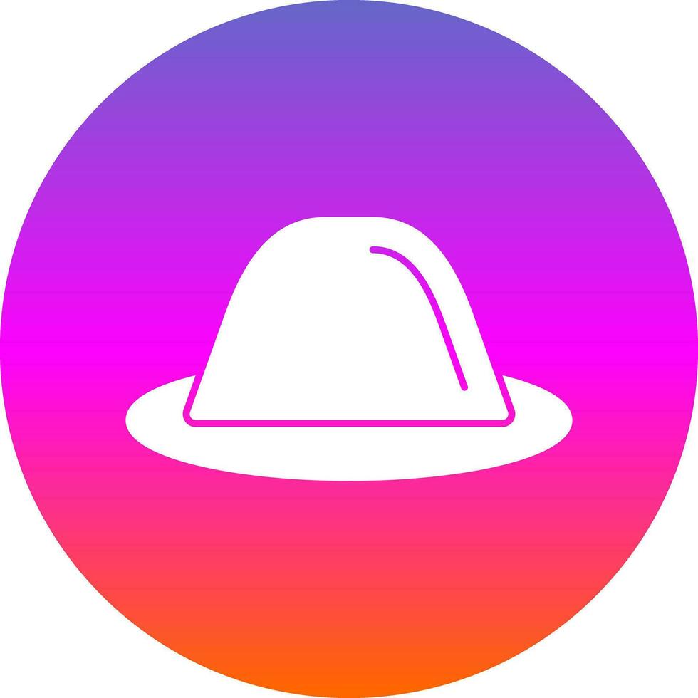 diseño de icono de vector de sombrero