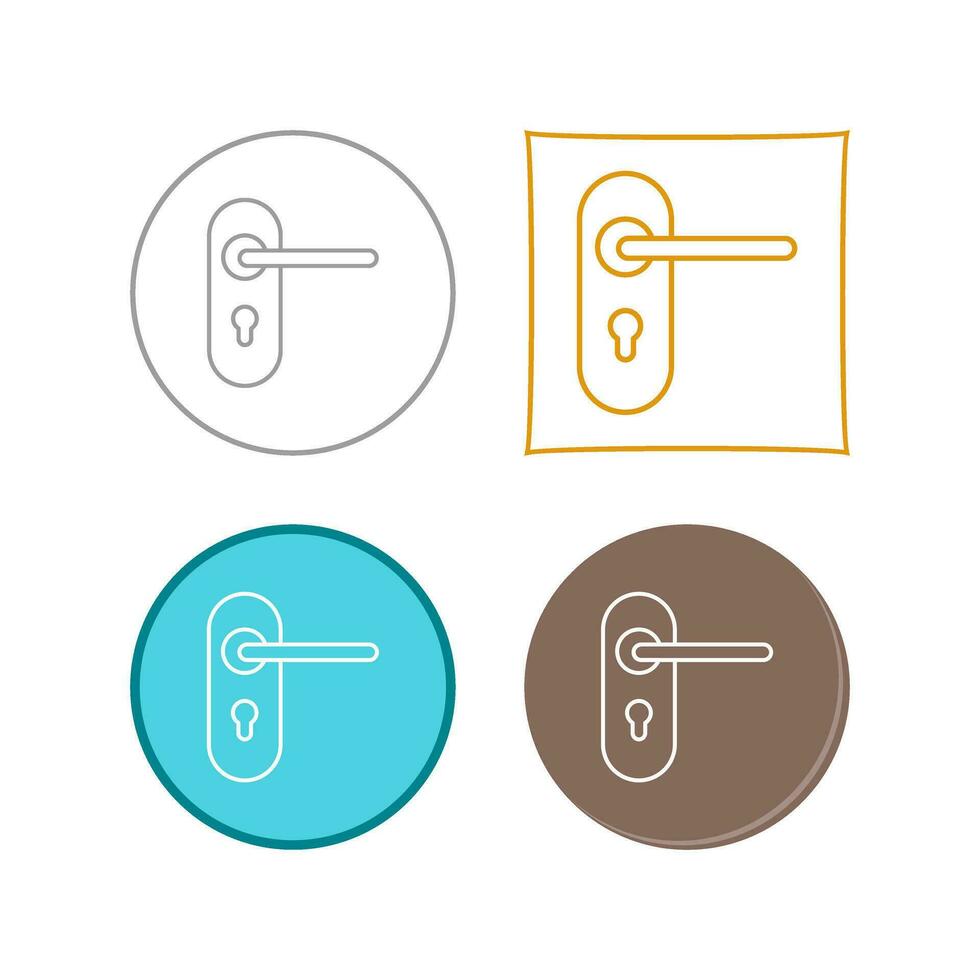 Door Lock Vector Icon