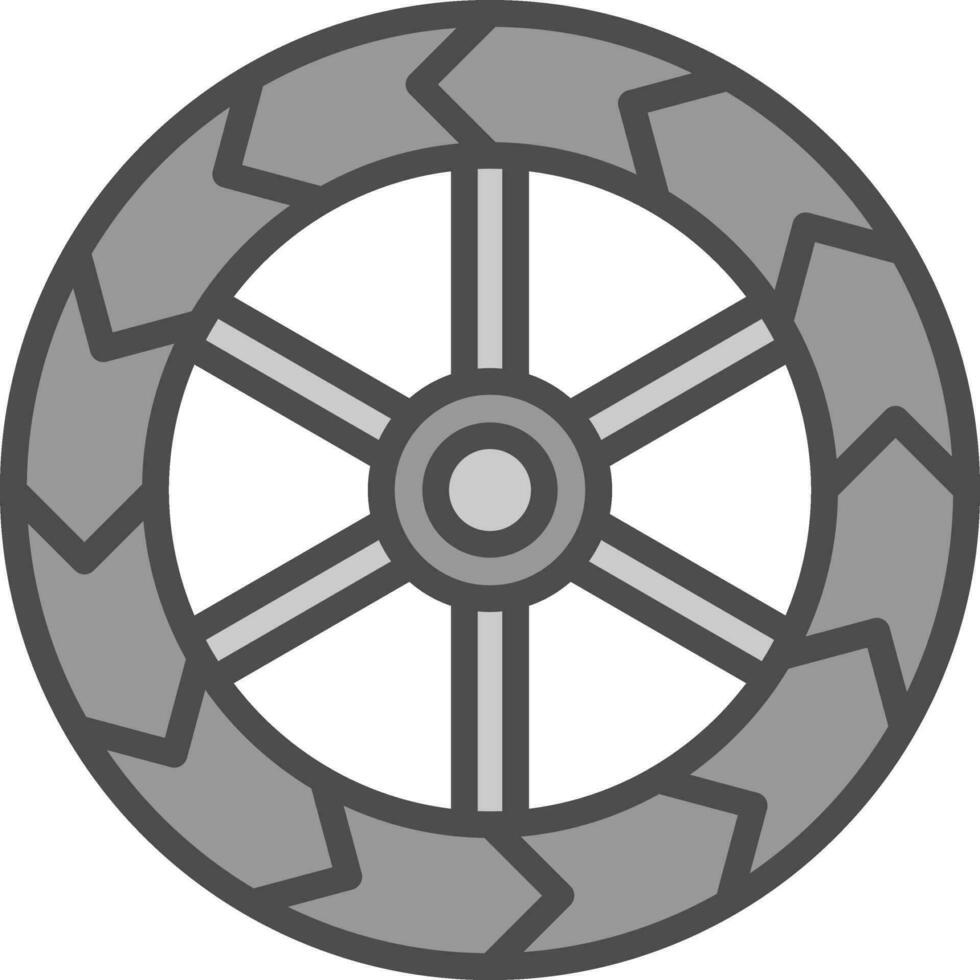 Wheels Vector Icon Design