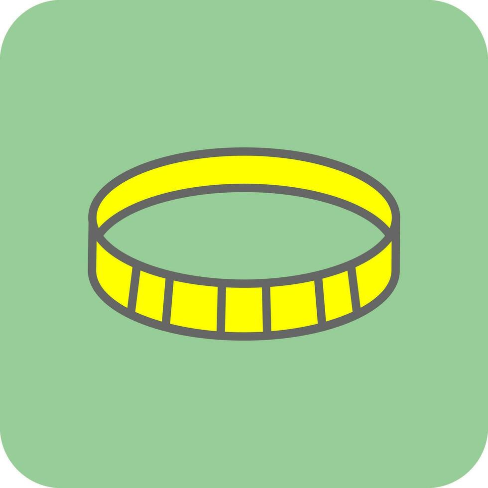 diseño de icono de vector de pulsera