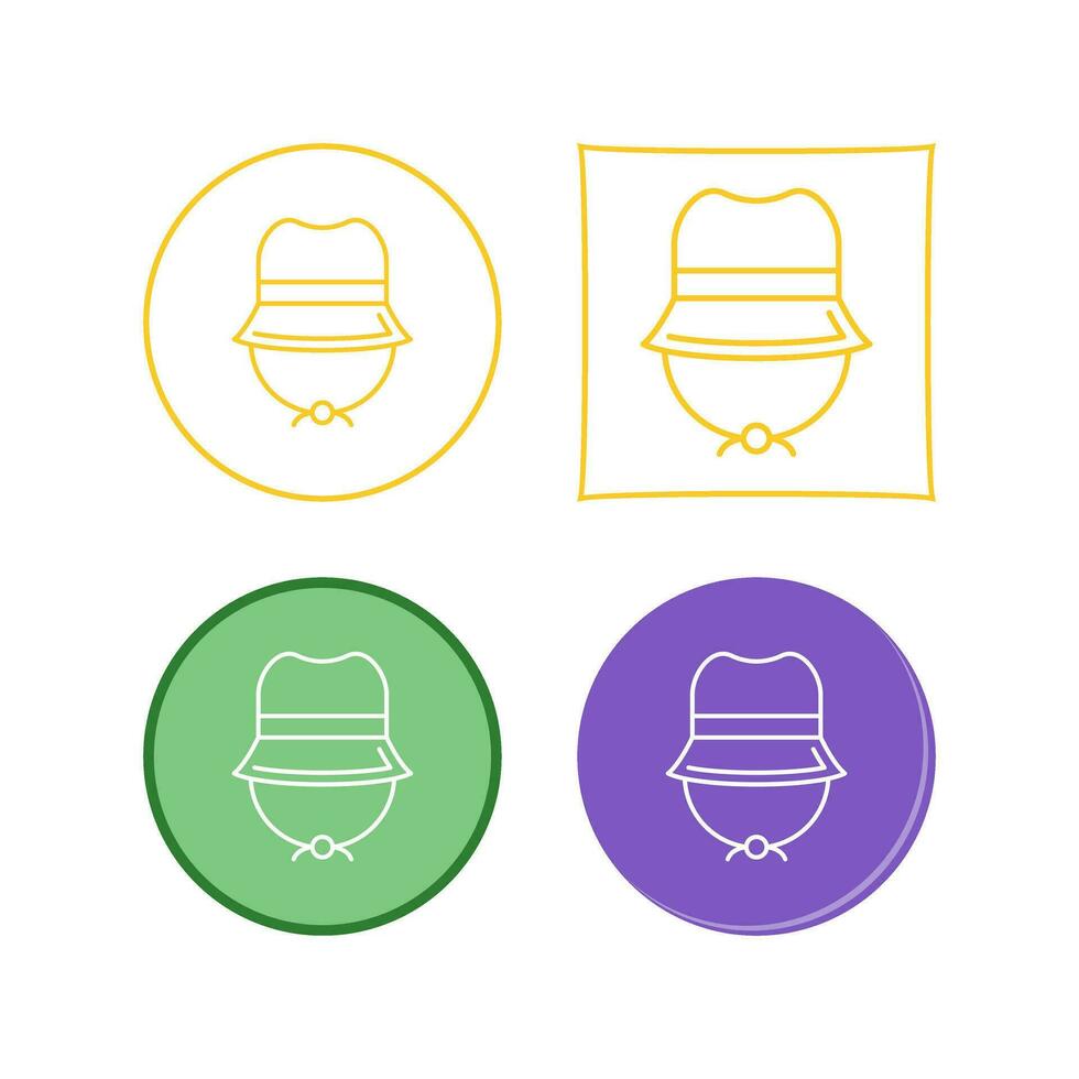 Camping Hat Vector Icon