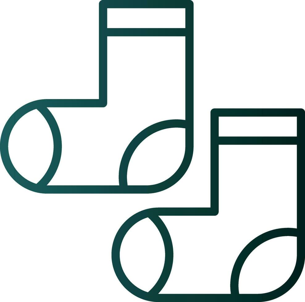 Socks Vector Icon Design