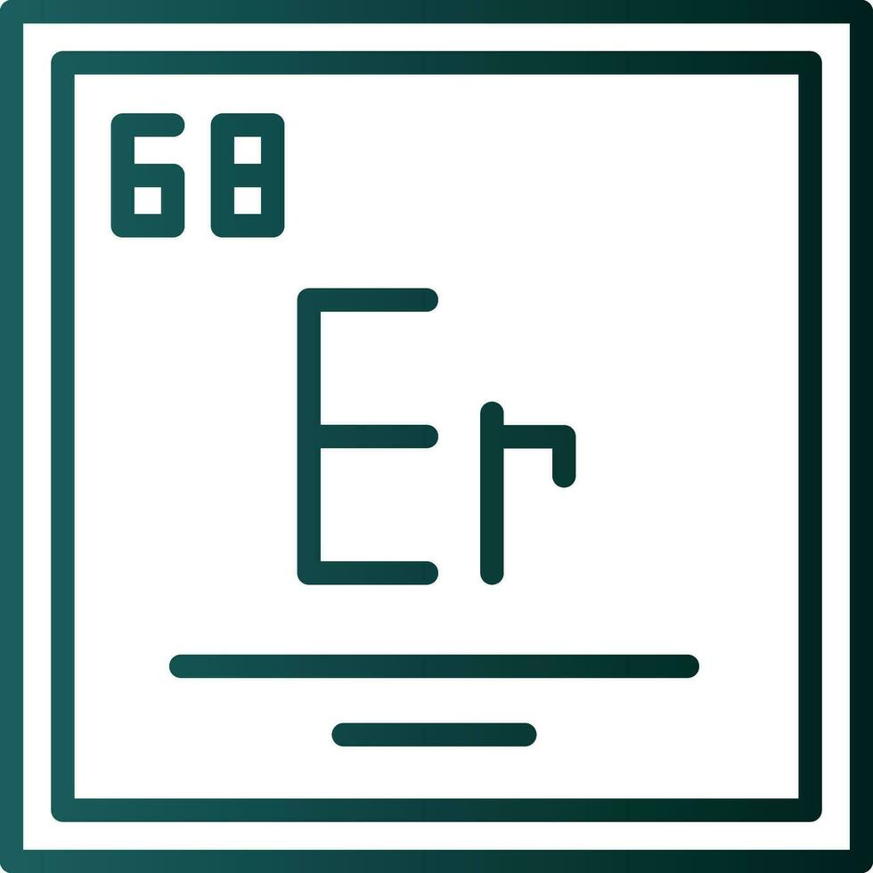 erbio vector icono diseño