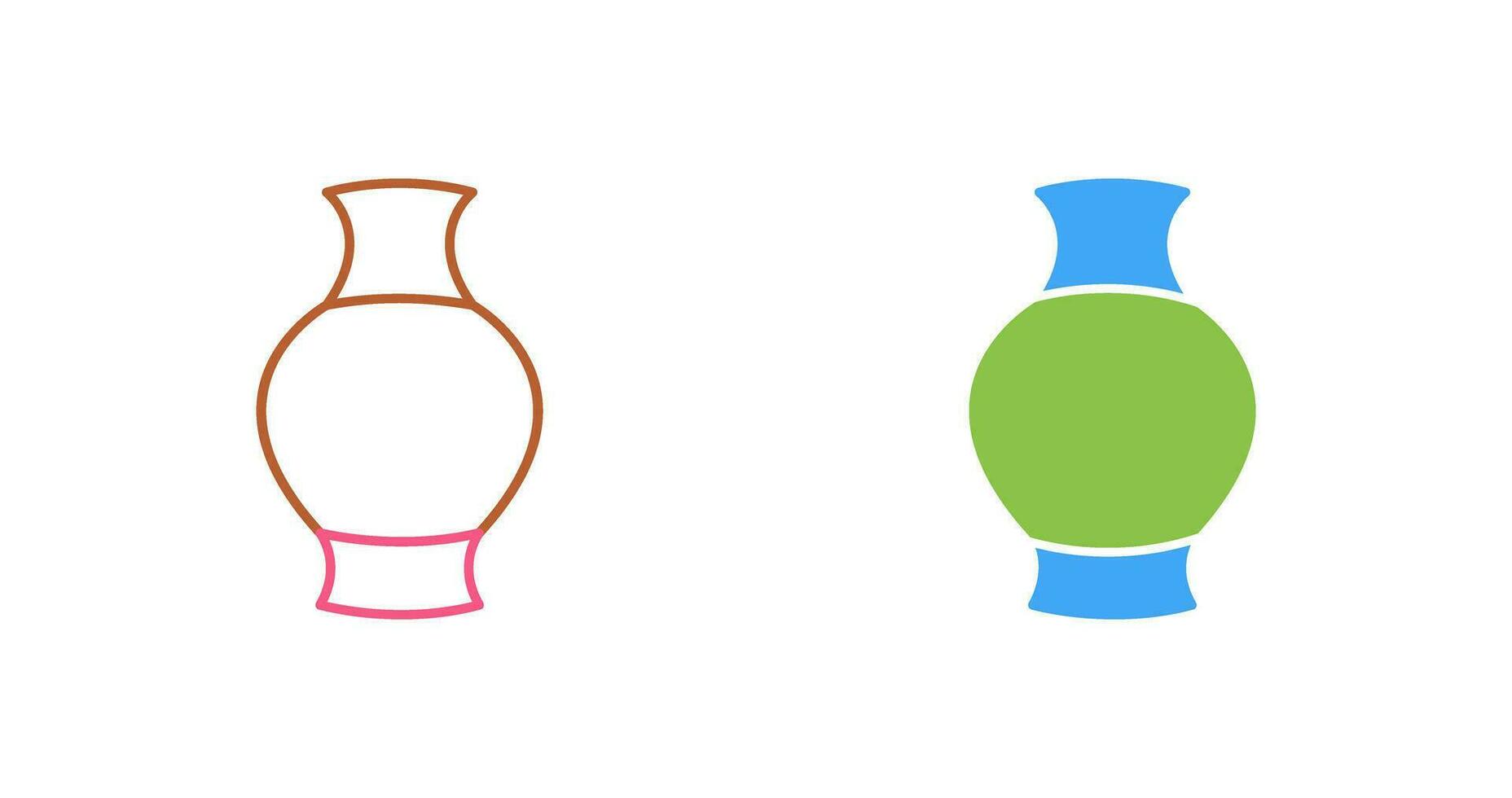 Antique Jar Vector Icon
