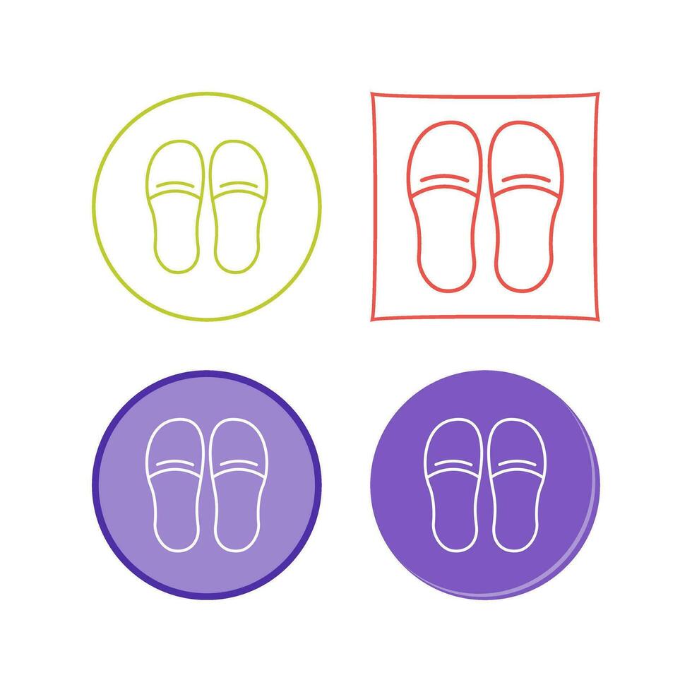 Slippers Vector Icon