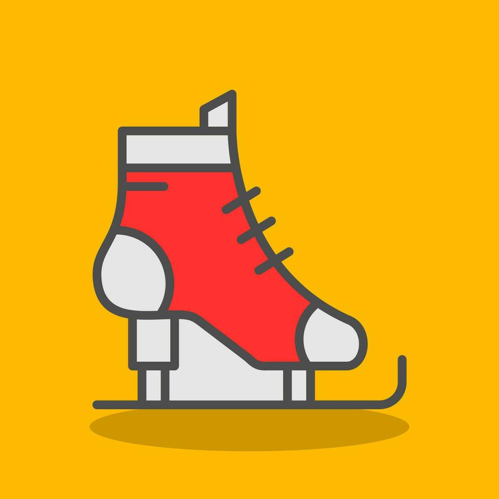 Ice skates Vector Icon Design