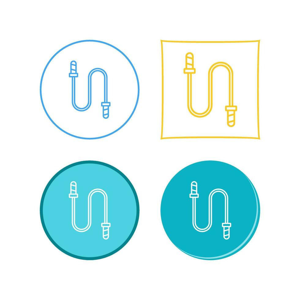 Jumping Rope Vector Icon