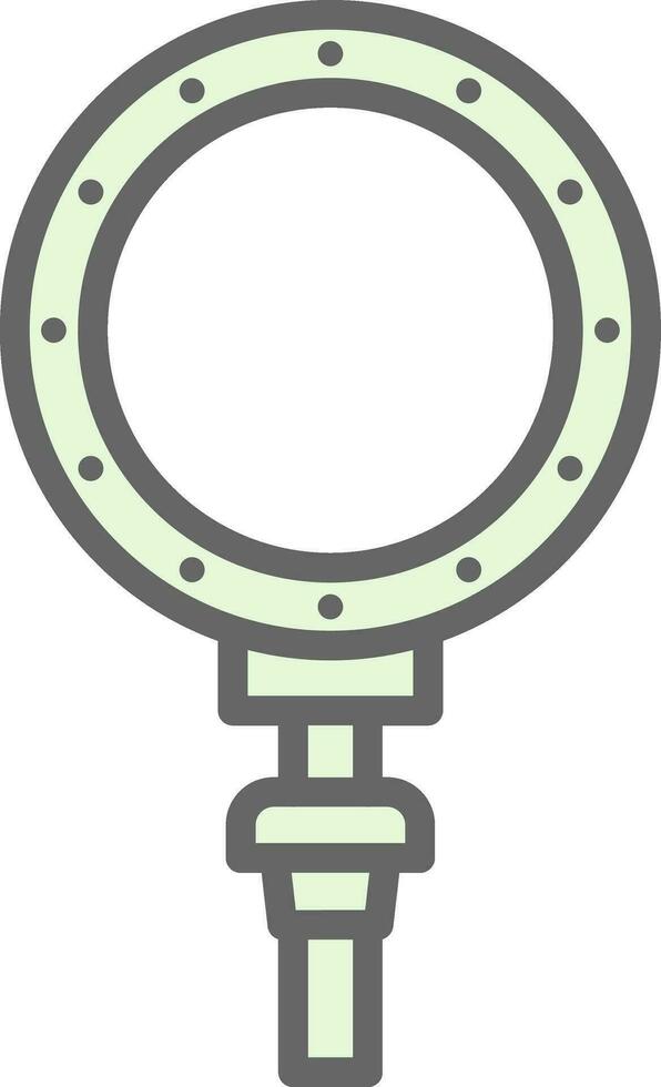 Ring light Vector Icon Design