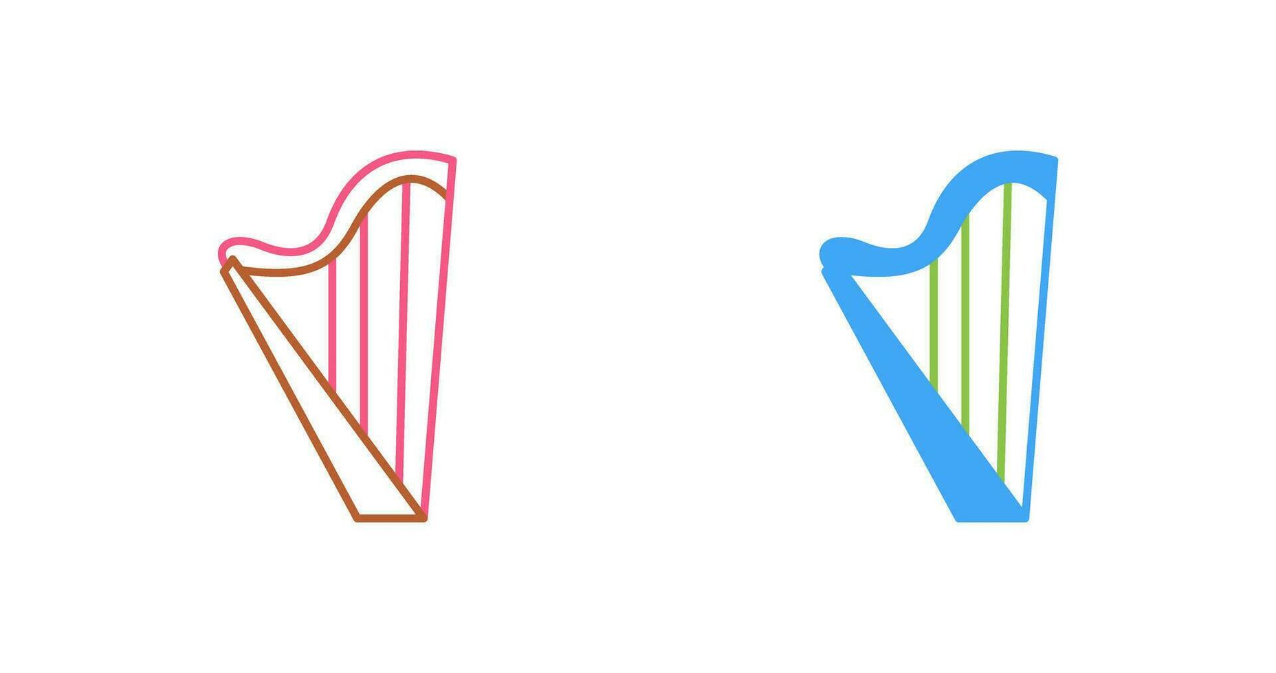 Harp Vector Icon