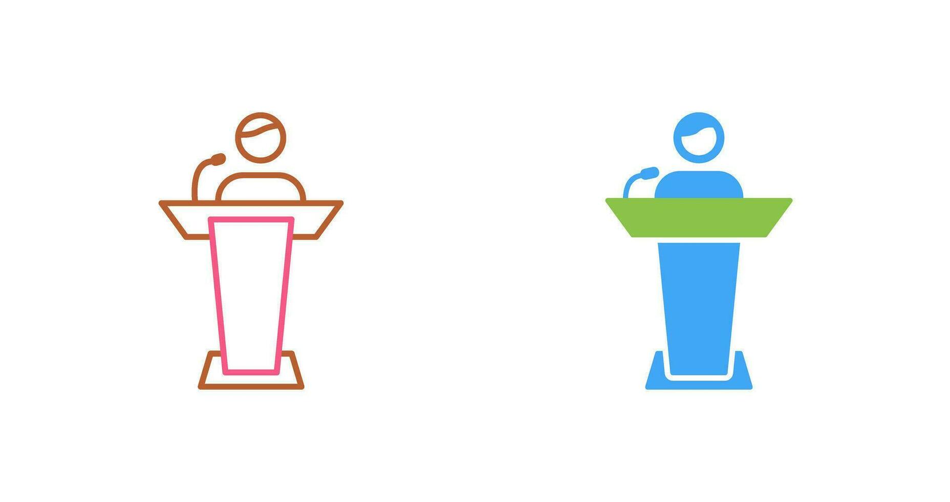 Elected Candidate Vector Icon