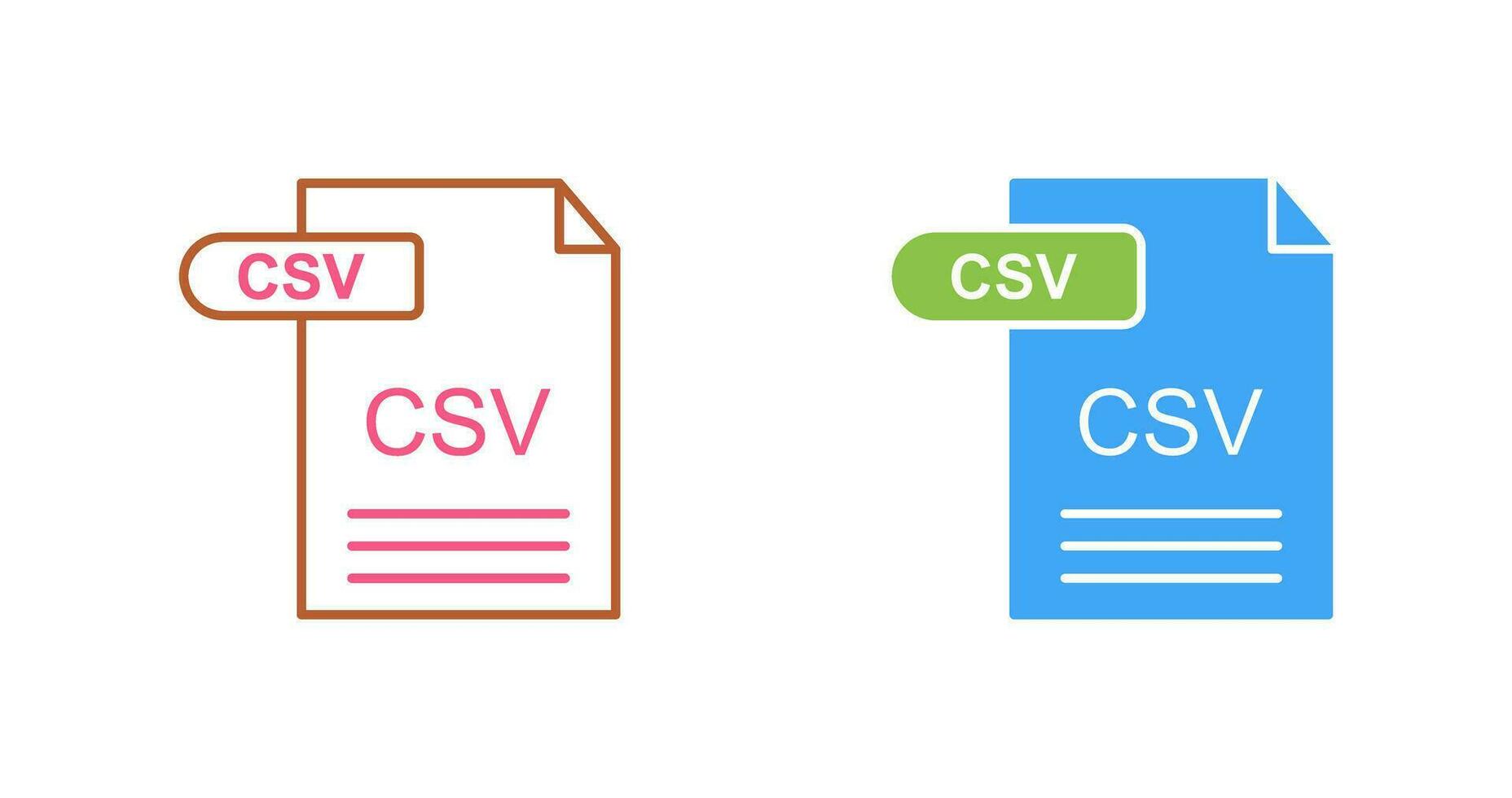 CSV Vector Icon
