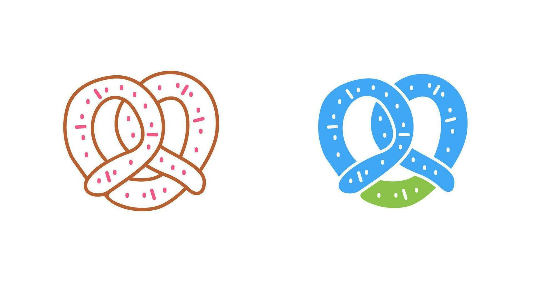 Pretzel Vector Icon