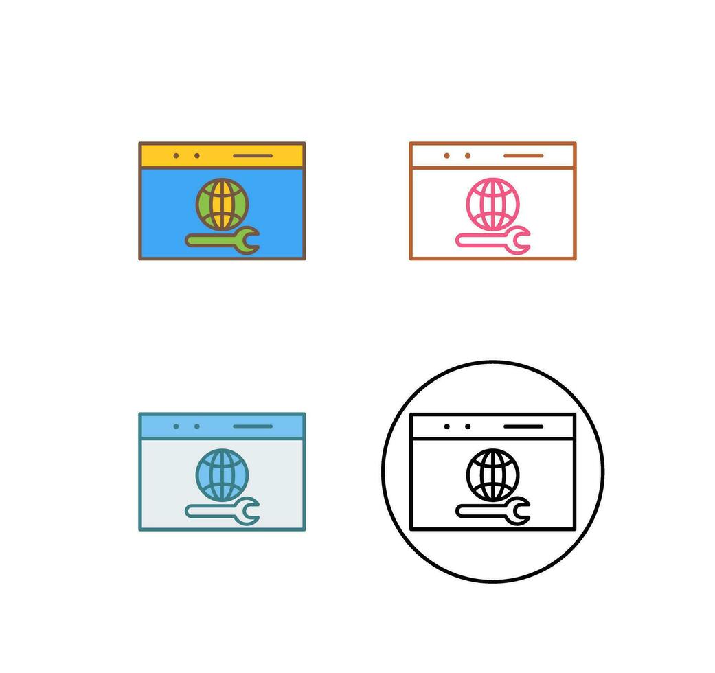 Unique Web Support Vector Icon