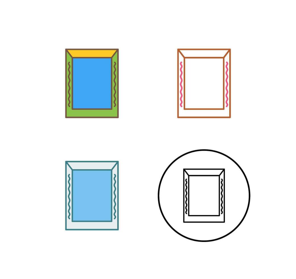 Unique Frame Vector Icon