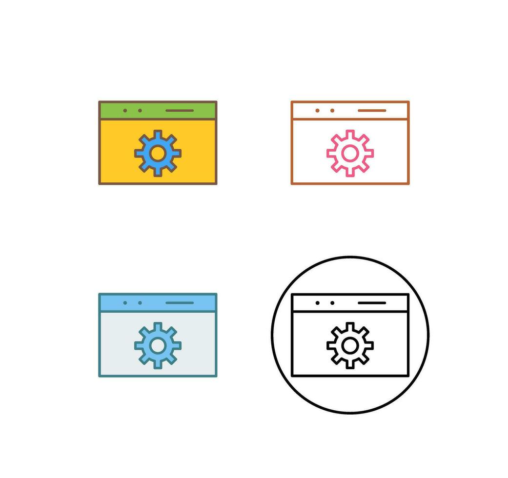 Unique Web Optimization Vector Icon