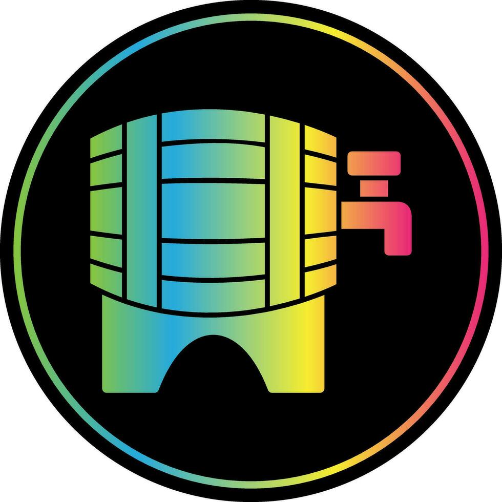 Beer keg Vector Icon Design