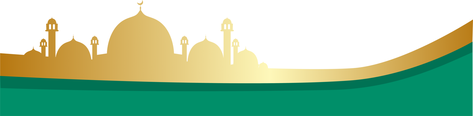 golden islamisch Rand png