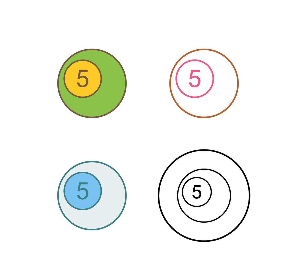 Pool Balls Vector Icon