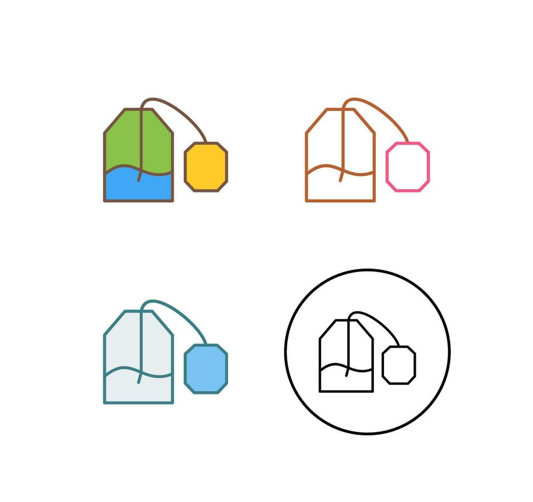 Tea Bag Vector Icon
