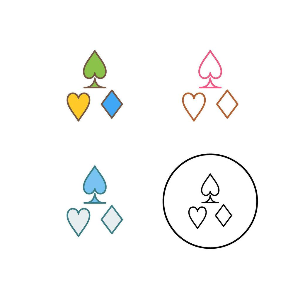 Card Suits Vector Icon