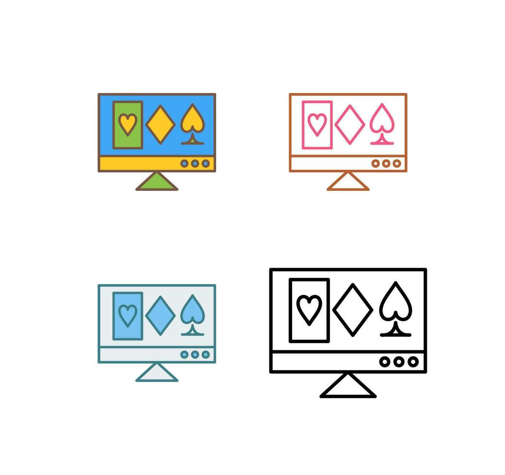 Online Gambling Vector Icon