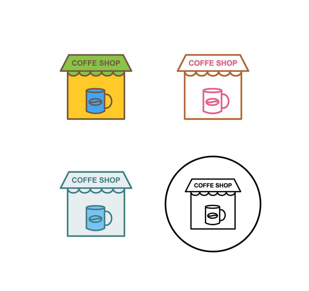 Coffee Shop Vector Icon