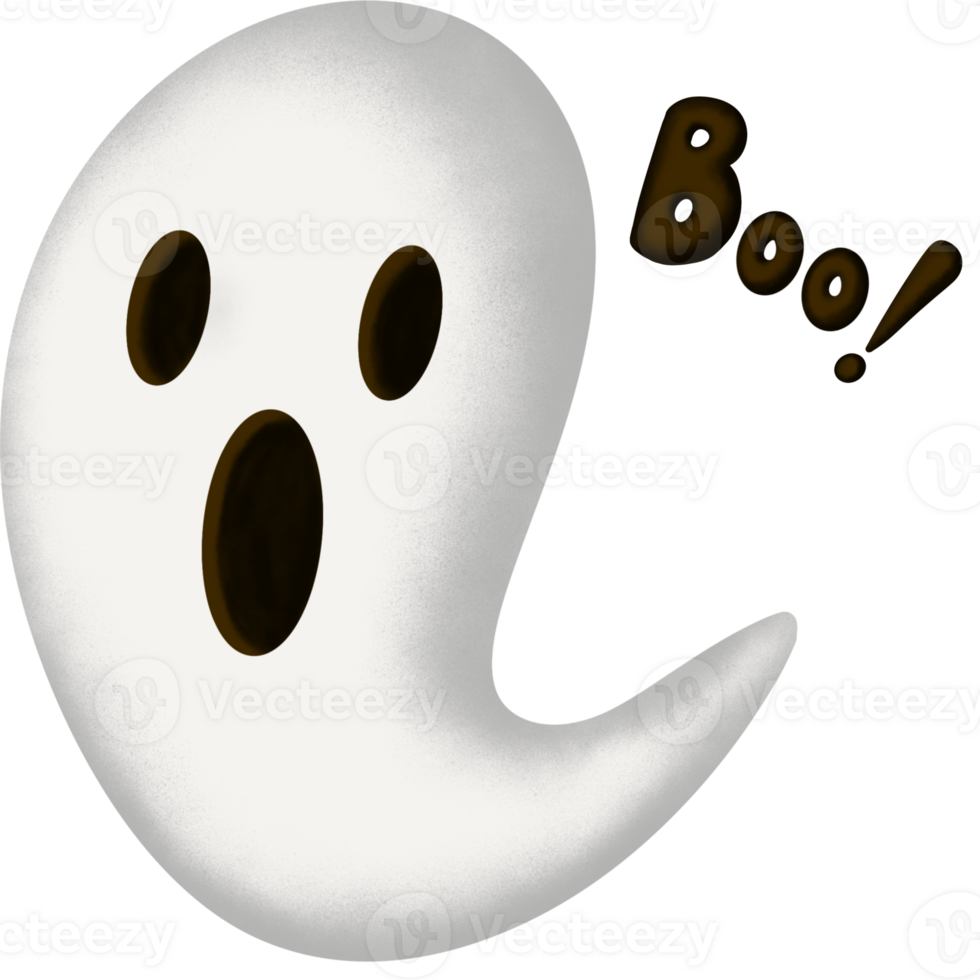 Ghost with Boo of halloween event png