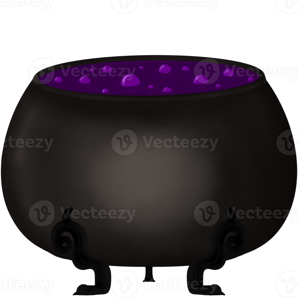 Cauldron for Halloween witch potions png