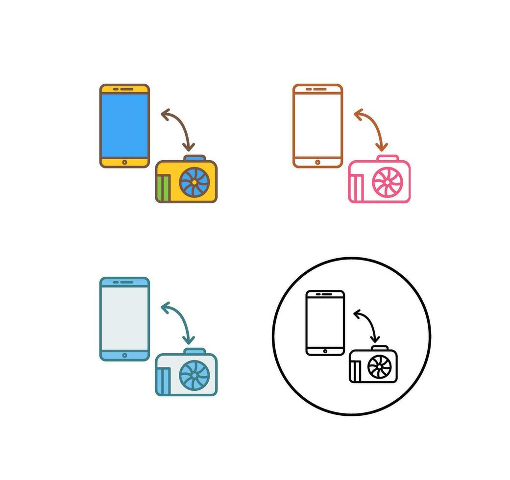 Unique Transfer Images Vector Icon