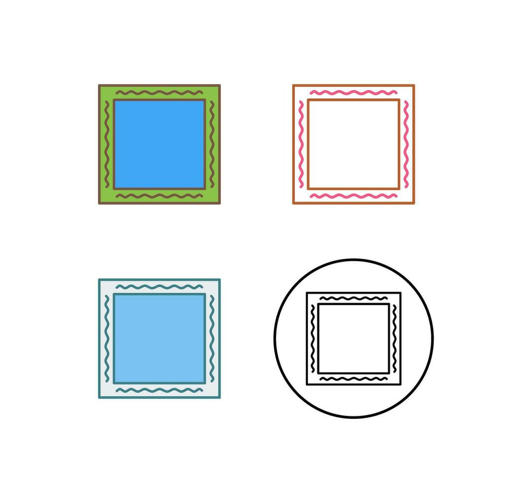 Unique Frame Vector Icon