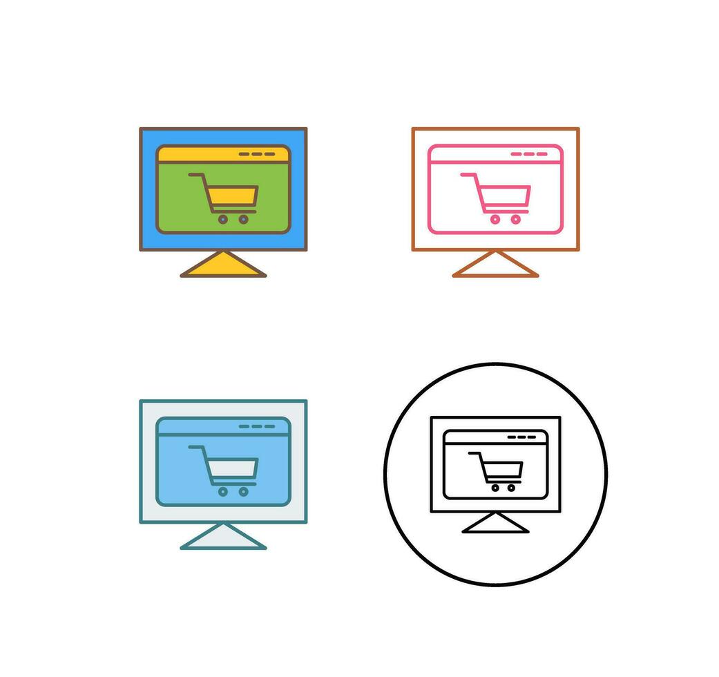 Ecommerce Website Vector Icon