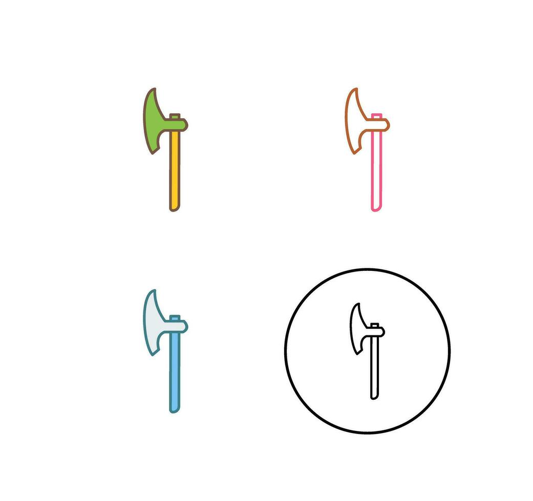 Unique Axe Vector Icon