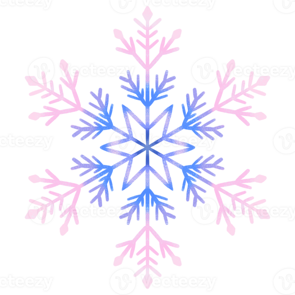 Colorful Snowflakes Bundle png