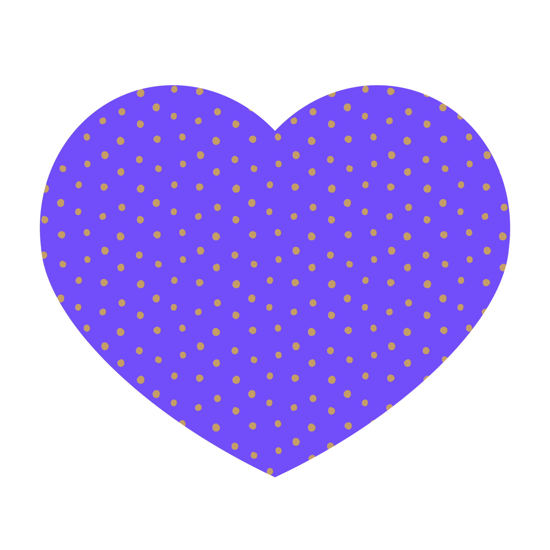 Textured Purple Hearts 25163296 PNG