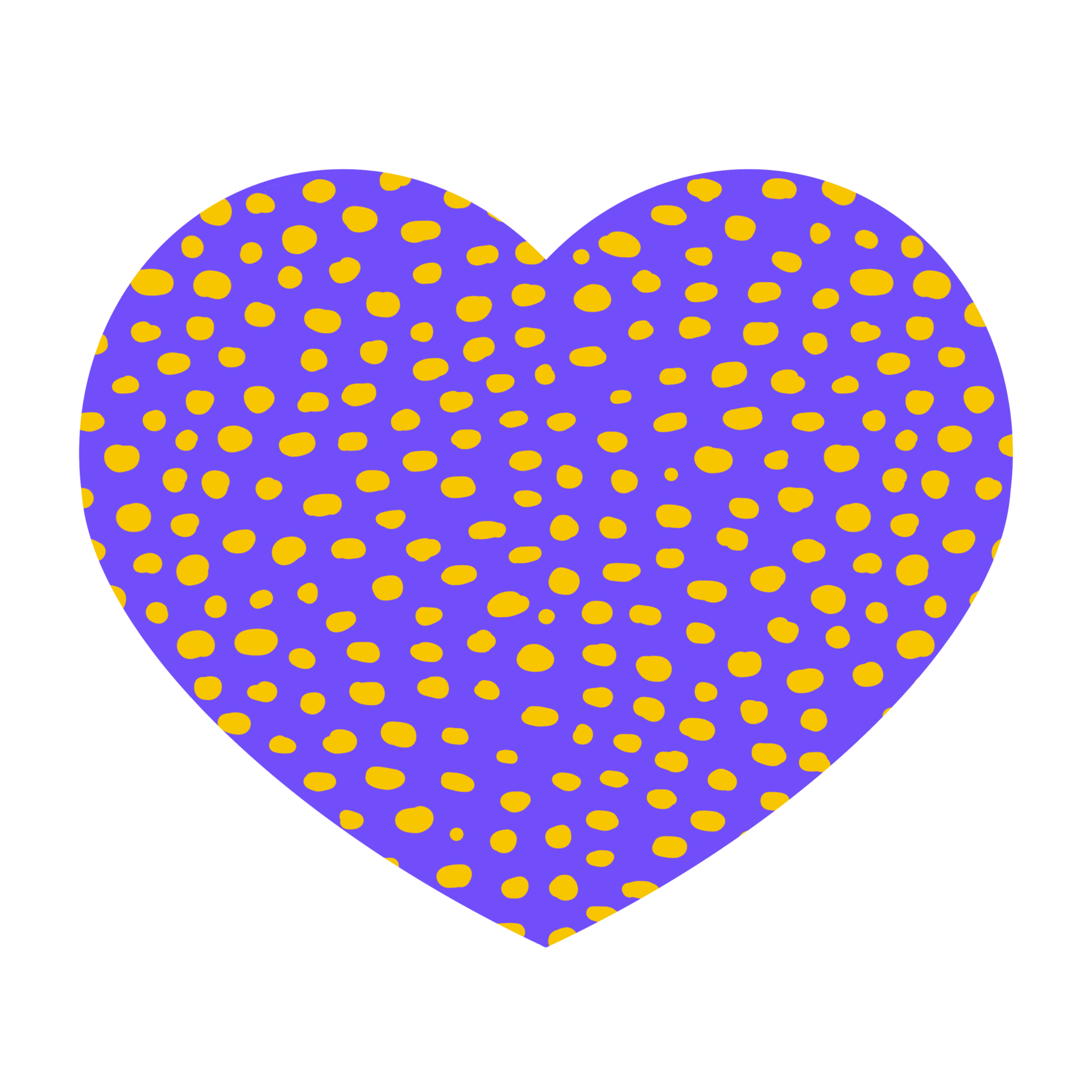 Textured Purple Hearts 25163302 PNG