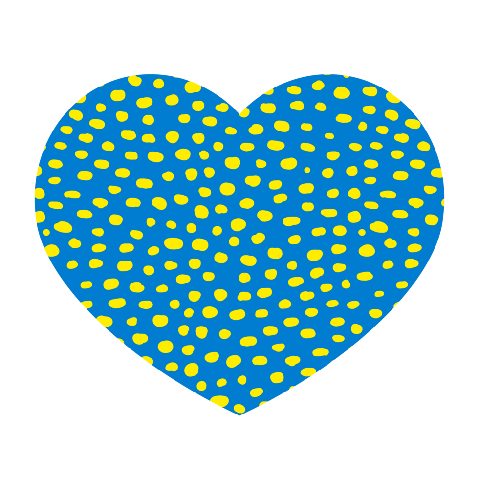 Textured Blue Hearts png