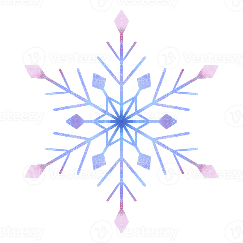 Colorful Snowflakes Bundle png