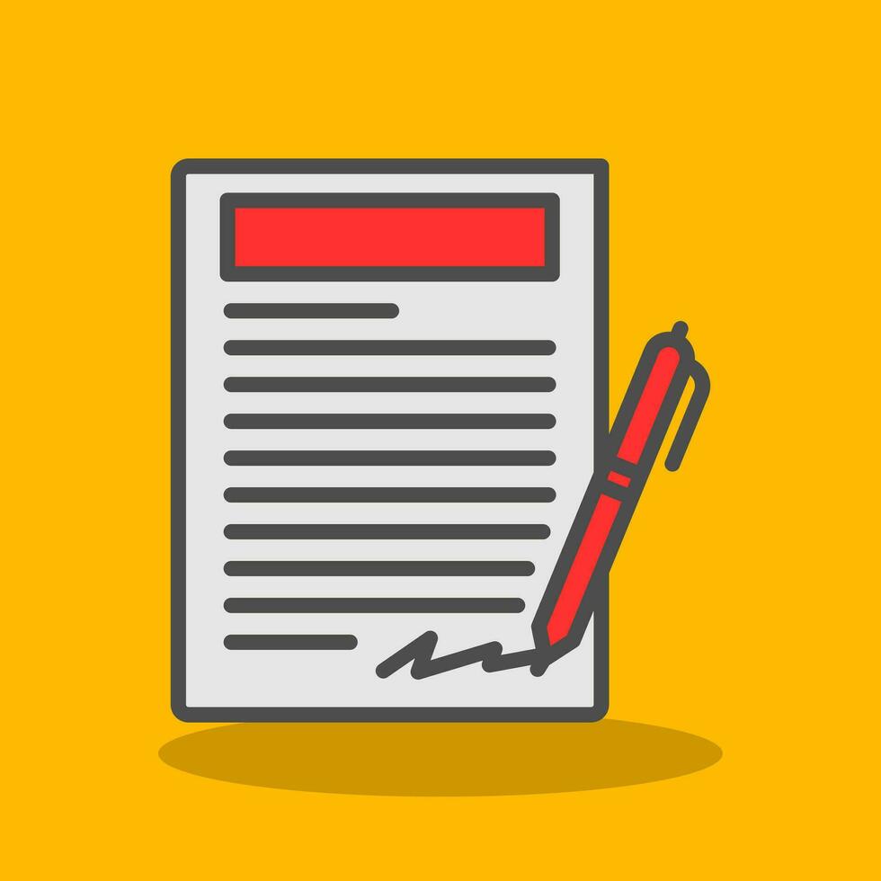 Agreement Vector Icon Design