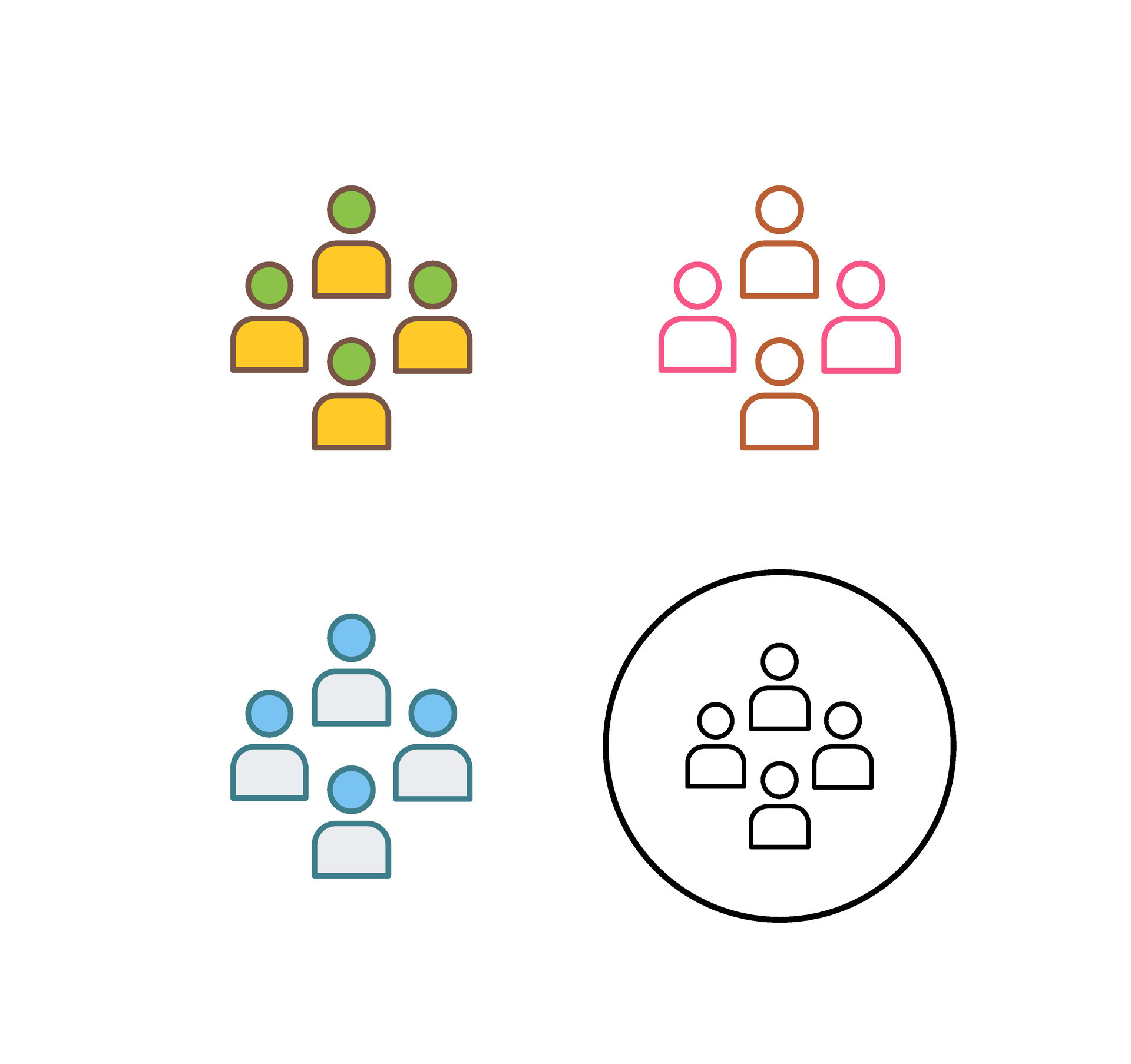 Network Group Vector Icon 25163446 Vector Art at Vecteezy