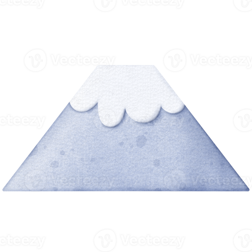 Cute snow mountain png