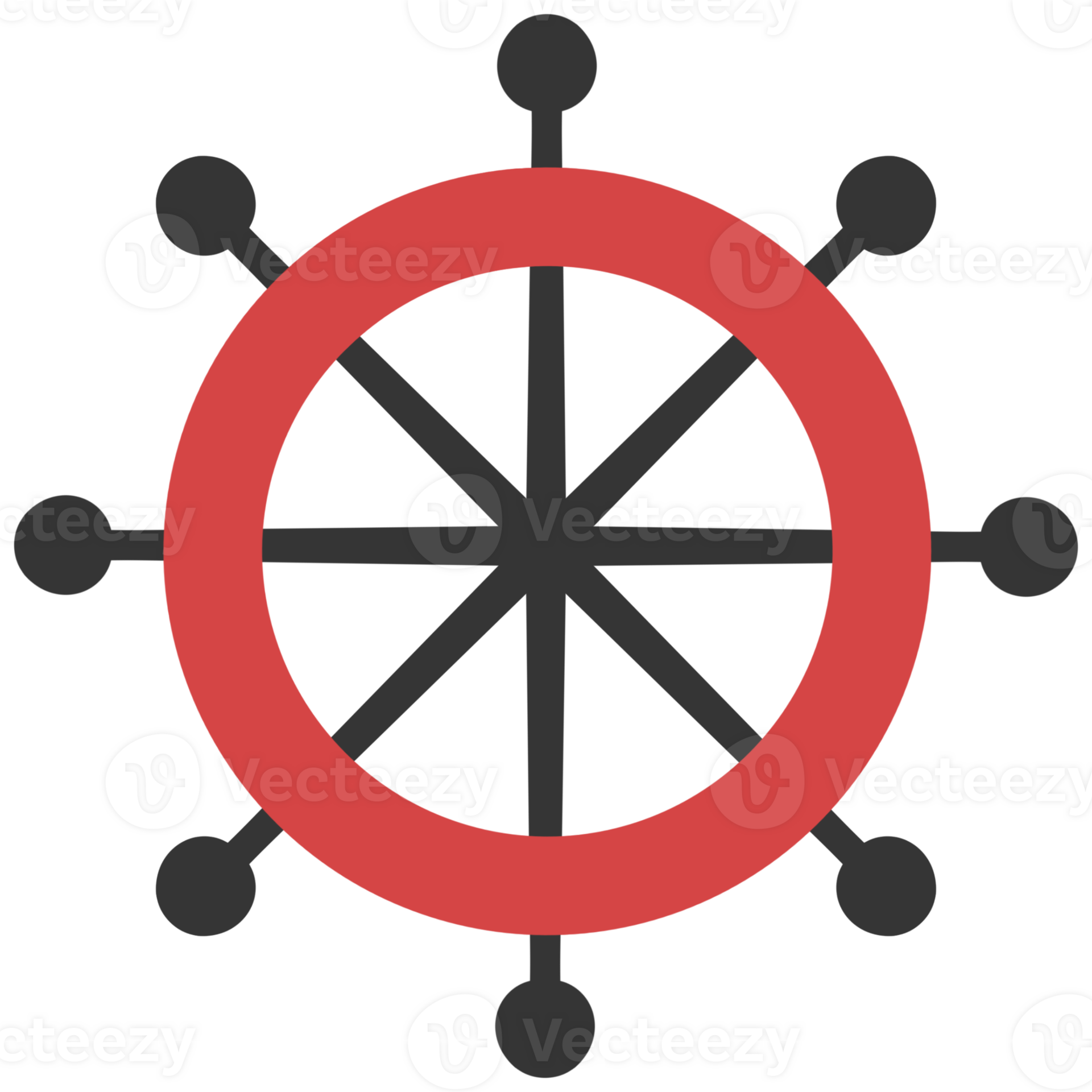 Boat steering wheel 25163646 PNG